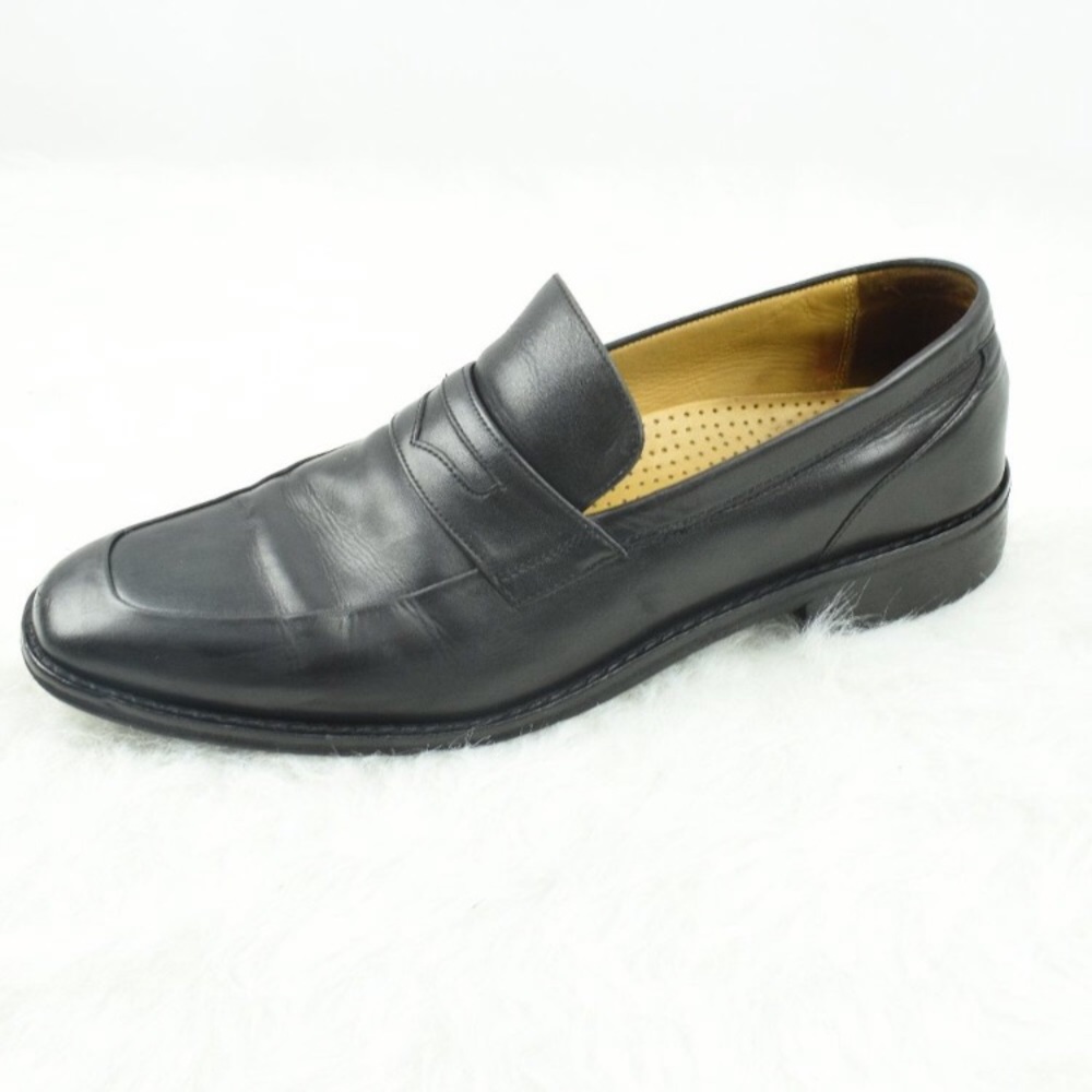 Cole Haan Mens Black Size 9.5 Classic Penny Loafer